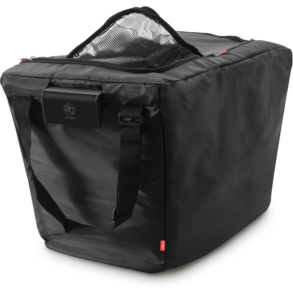 image:imageachilles sac isotherme suspendre sac pliable pour caddie thermique glacire grande bote thermique sac provisions pour tous les caddies courants 54x35x39cm noir