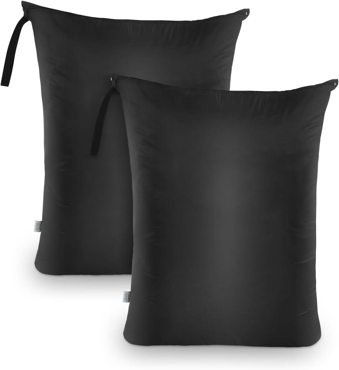 image:imageOTraki Sac Linge Sale Voyage 50x60cm Sac Linge Sale Wet Bag Sac de Rangement Sacs Maillot mouill Impermable pour Sport Maillots de Bain Natation Plage Gym NoirNoir