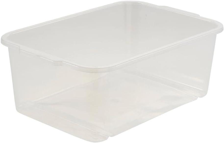 image:imagekeeeper Petit Bac de Rangement 30x20 cm polypropylne 45 l Wilma natureltransparentNaturalTransparent