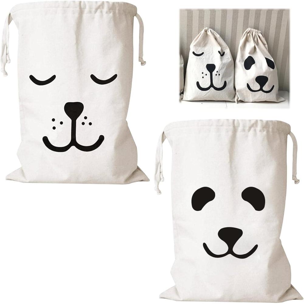 image:image2 Pices Sac Linge 46 x 62 cm Sac Tissu Cordon Lavable en Machine Sacs Linge Rutilisables Sac Linge Sale Voyage Sac Rangement Jouet Linge Sale Sac Linge Grande Capacit