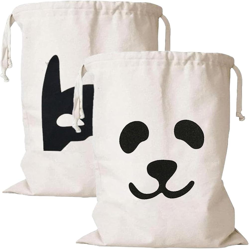 image:image2 Pices Sac  Linge Linge SaleMachine  Laver Sac  LingeGrand Sac a Linge Sale Voyage TissuGrande Capacit Pour Les Mnages De Plusieurs Personnes 60 x 48 cmAnimaux et Personnages