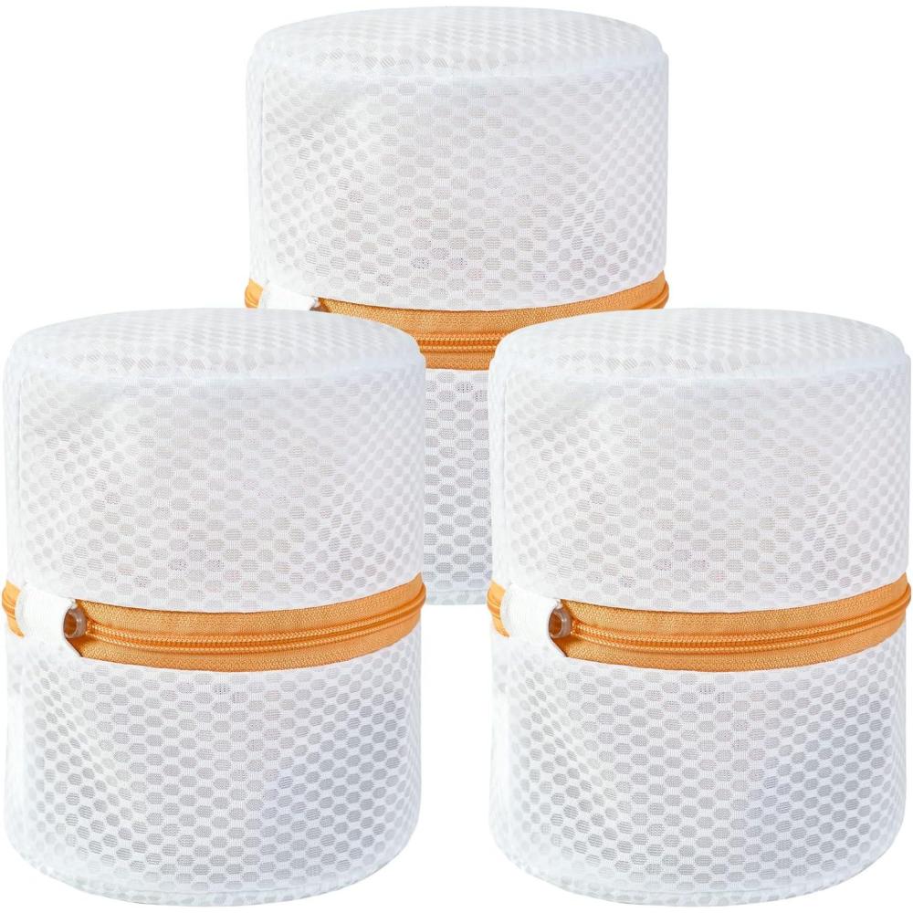 image:imageSacs Linge en Maille Sacs de Lavage pour Machine Laver Filet Linge Rutilisables et Durables pour Chemisier Dlicat Bonneterie Sousvtements Soutiengorge Lingerie3 Set Sacs de Lavage de Soutiengorge