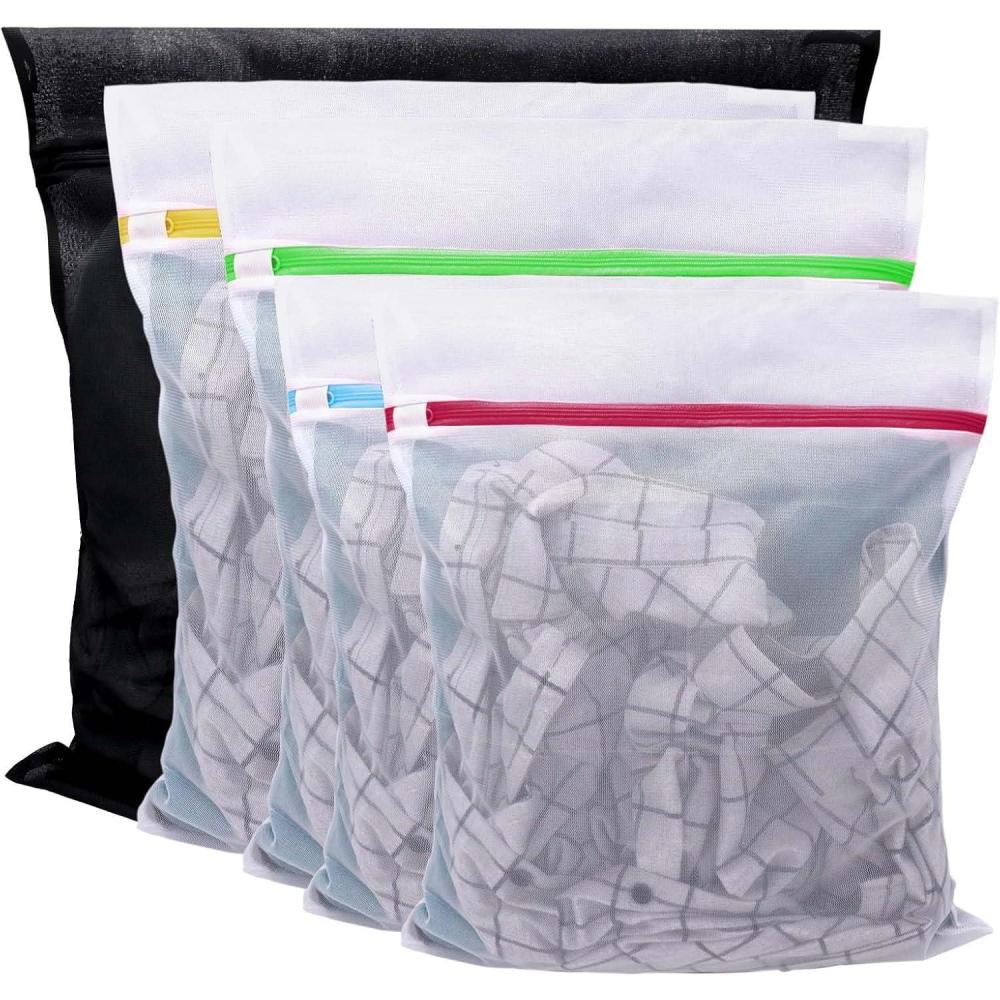 image:imageSacs linge Filet linge pour machine laverLot de 5 Sac linge pour machine laver Laundry Bag pour articles dlicatssoutiengorgechemisiersousvtementsvtements de bbWash Bag etc5 Set1XL 2L 2MMulticolore