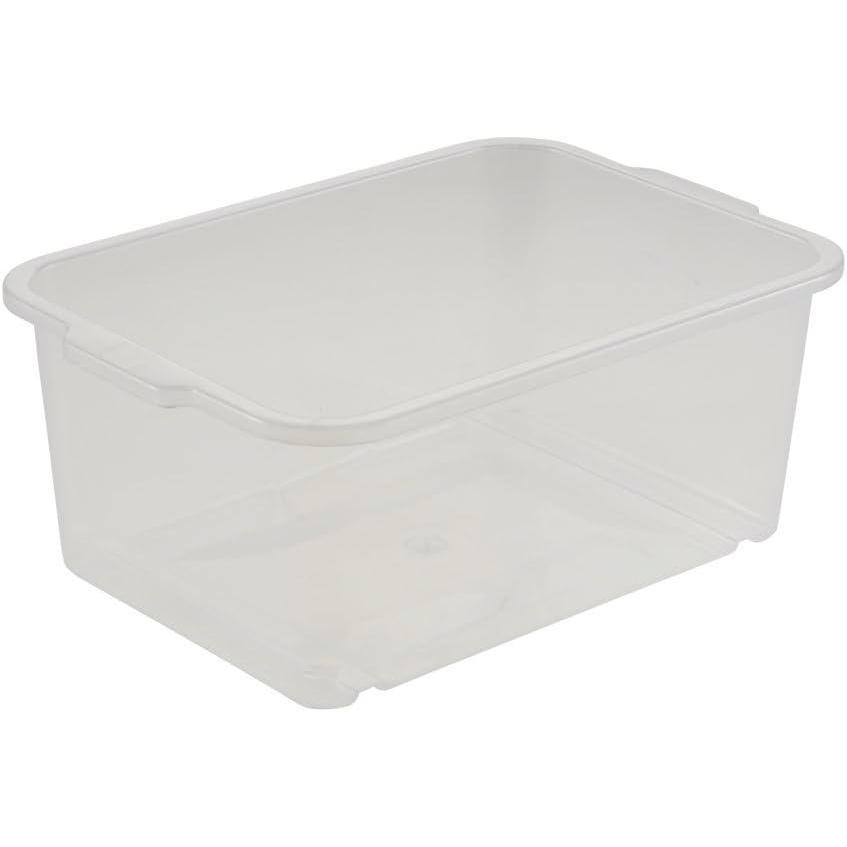 image:imagekeeeper Petit Bac de Rangement 30x20 cm polypropylne 45 l Wilma natureltransparentNaturalTransparent