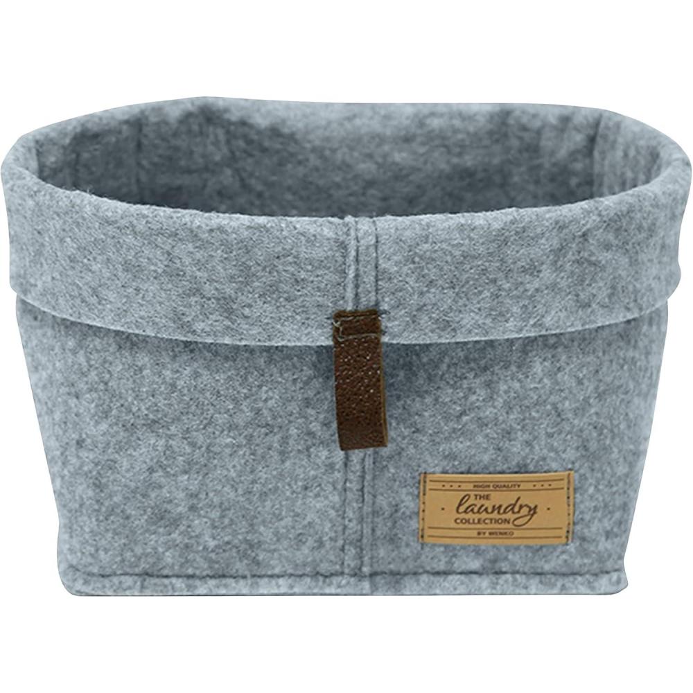 image:imageWENKO 64508100 Pochette de rangement Polyester Gris m18 x 13 x 12 cm