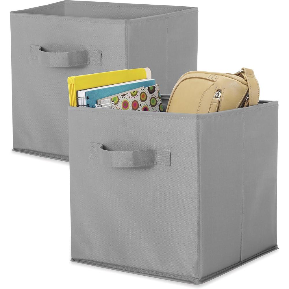image:imageWhitmor Lot de 2 Cubes Pliables en Tissu Turquoise 254 x 254 x 254 cm68809072PGRAY