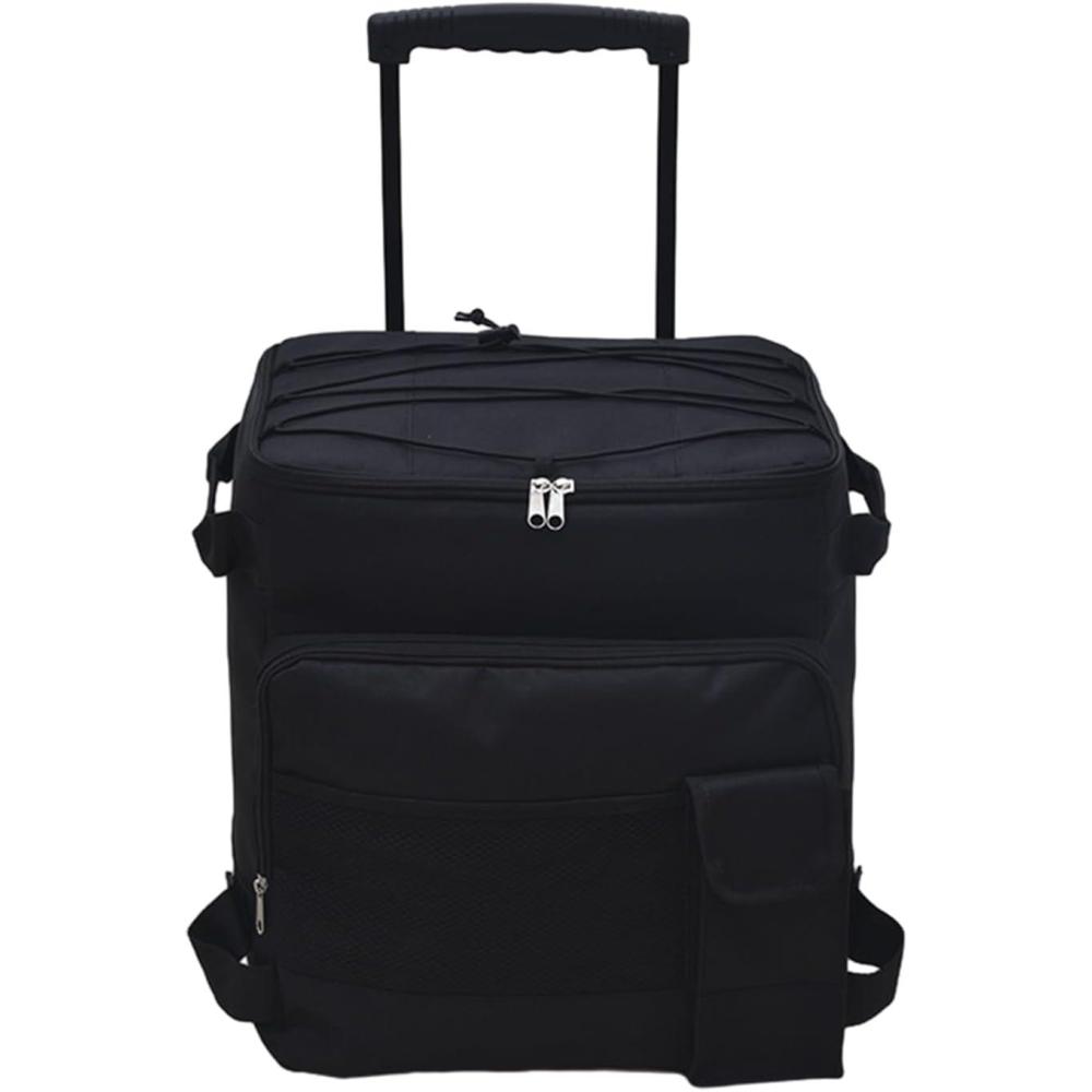 image:imageF Fityle Chariot Isotherme Roulant glacire roulettes tanche Oxford Sac Isotherme tanche Sac Isotherme Pliable pour lextrieur la Plage lt NoirNoir