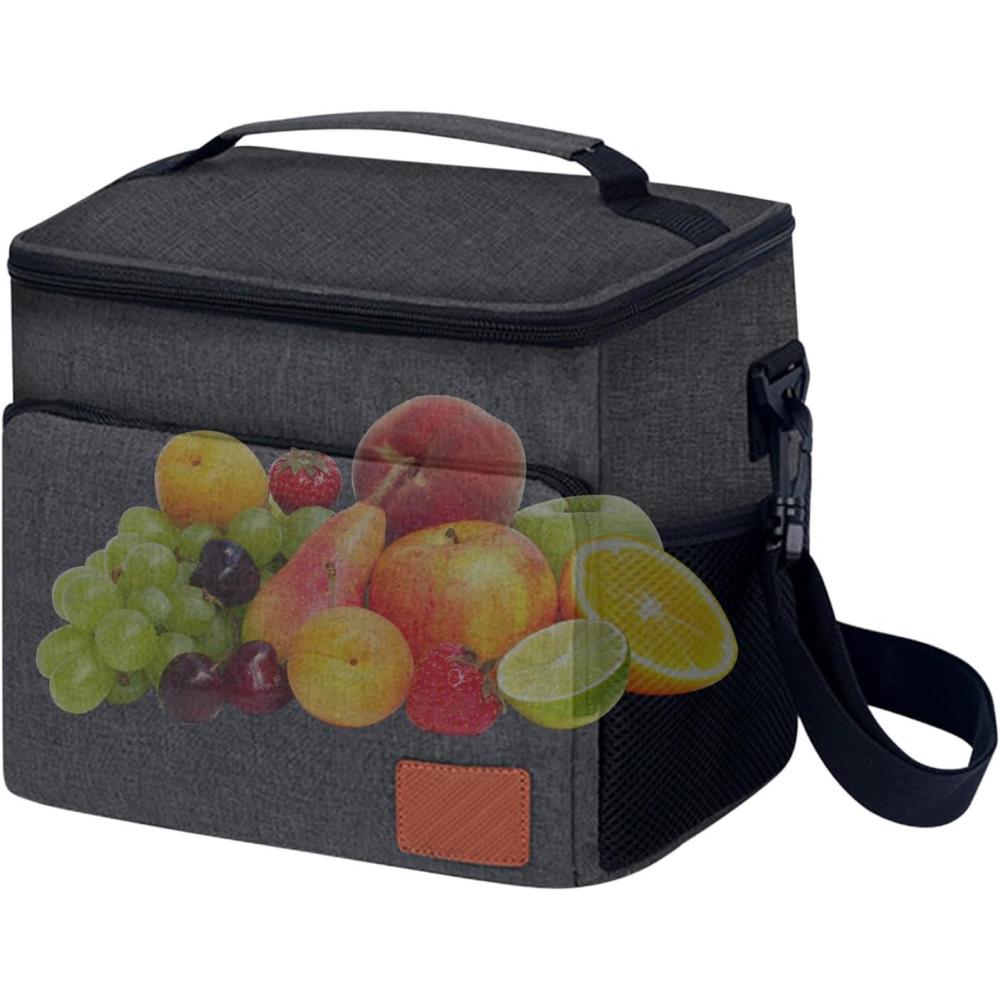image:imageGlacire Repas Isotherme  Sac Isotherme Repas Souple avec BandoulireGlacire Boissons Pliable pour Randonne Camping PiqueNique Voyage Travail Pche Barbecue