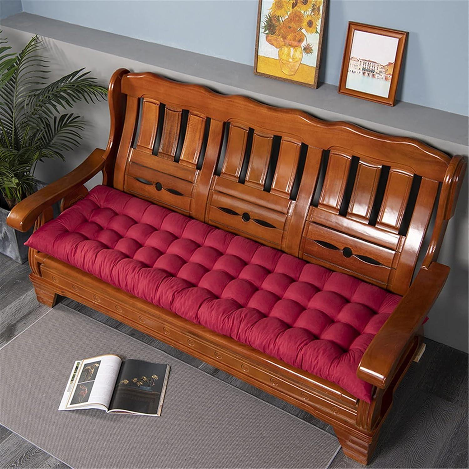 image:imageCoussin inclinable dextrieur 160 x 50 cm avec corde nouer Coussin rouge pour chaise longue dextrieur Coussin pliable pour chaise longue