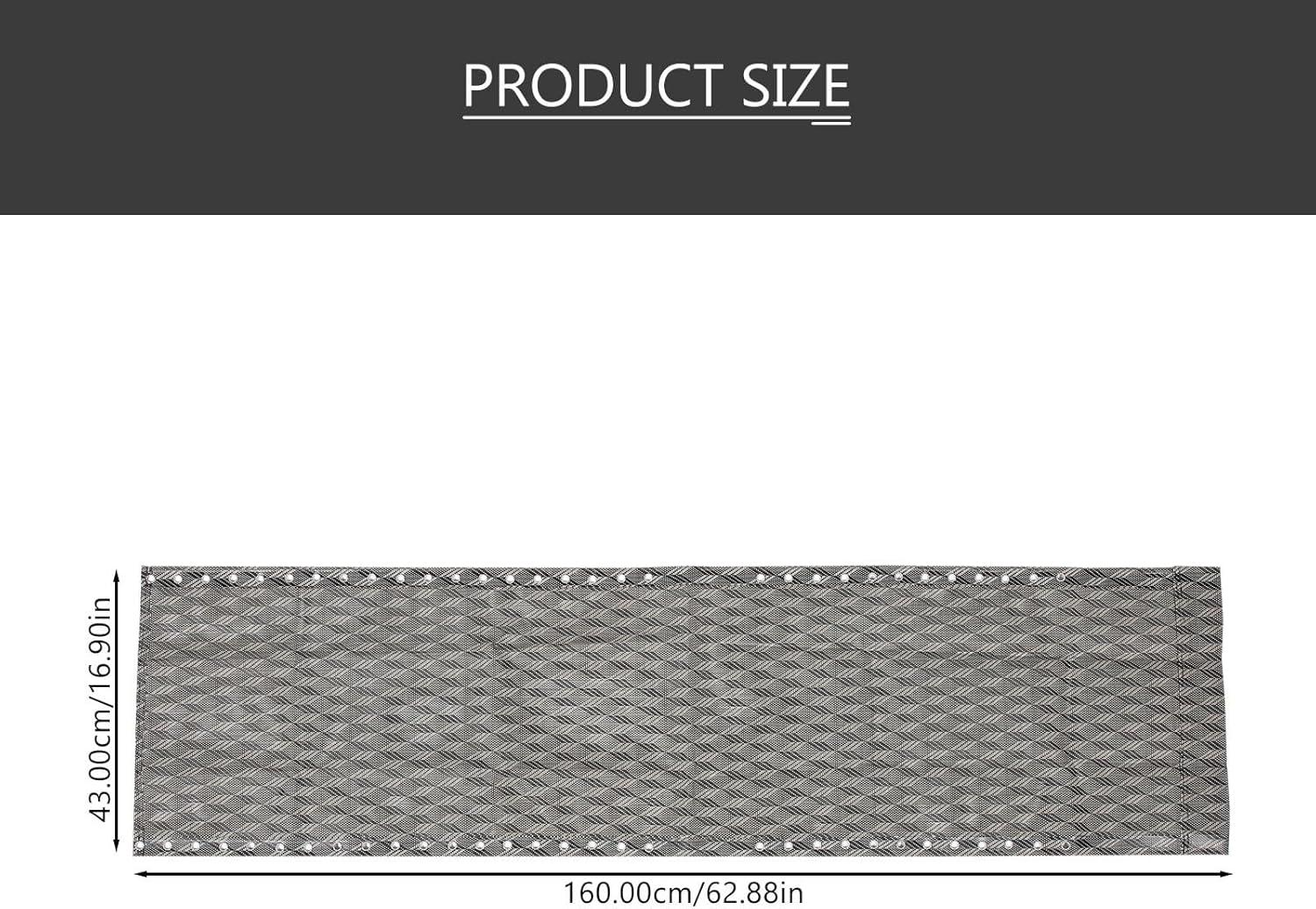 image:imageTissu Respirant de Remplacement 43X63 pour Chaise Longue Pliable Corde Accessoire pour Fauteuil de Jardin Camping Balcon