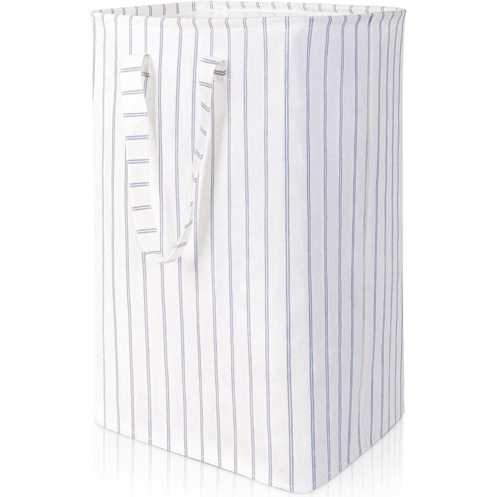 image:imagePanier linge 72L paniers linge bote linge pliable trieur lingebote de rangement avec poignes pour vtements serviettes jouets Bleu 403060 cm