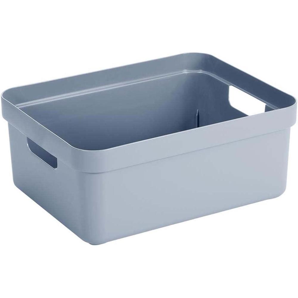 image:imageSunware Sigma Home Boite de Rangement 24L 445x345x183cm Plastique Panier rangement bleuBleu
