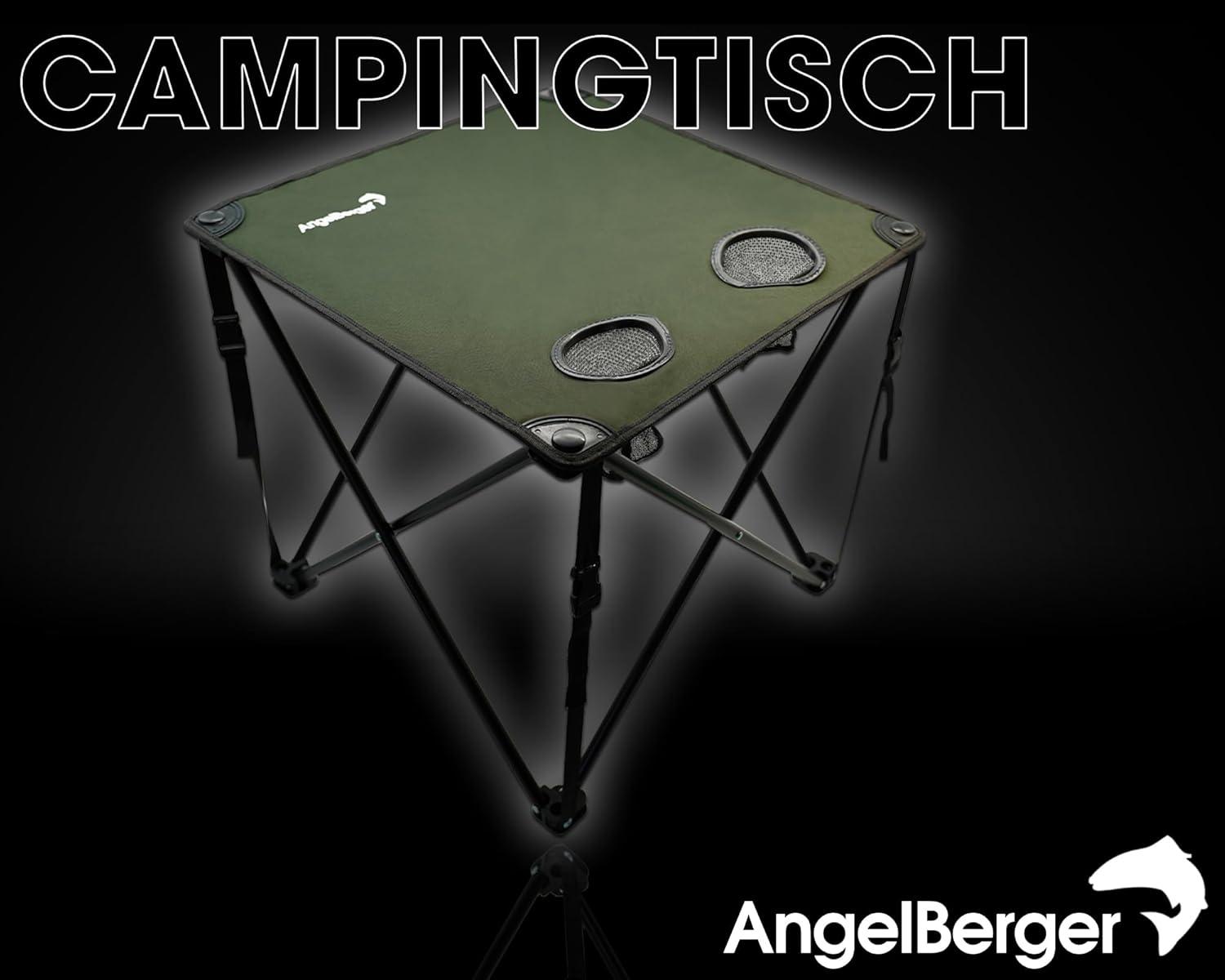 image:imageAngelBerger Table de camping pliable avec 2 portegobelets table de pche table pliante