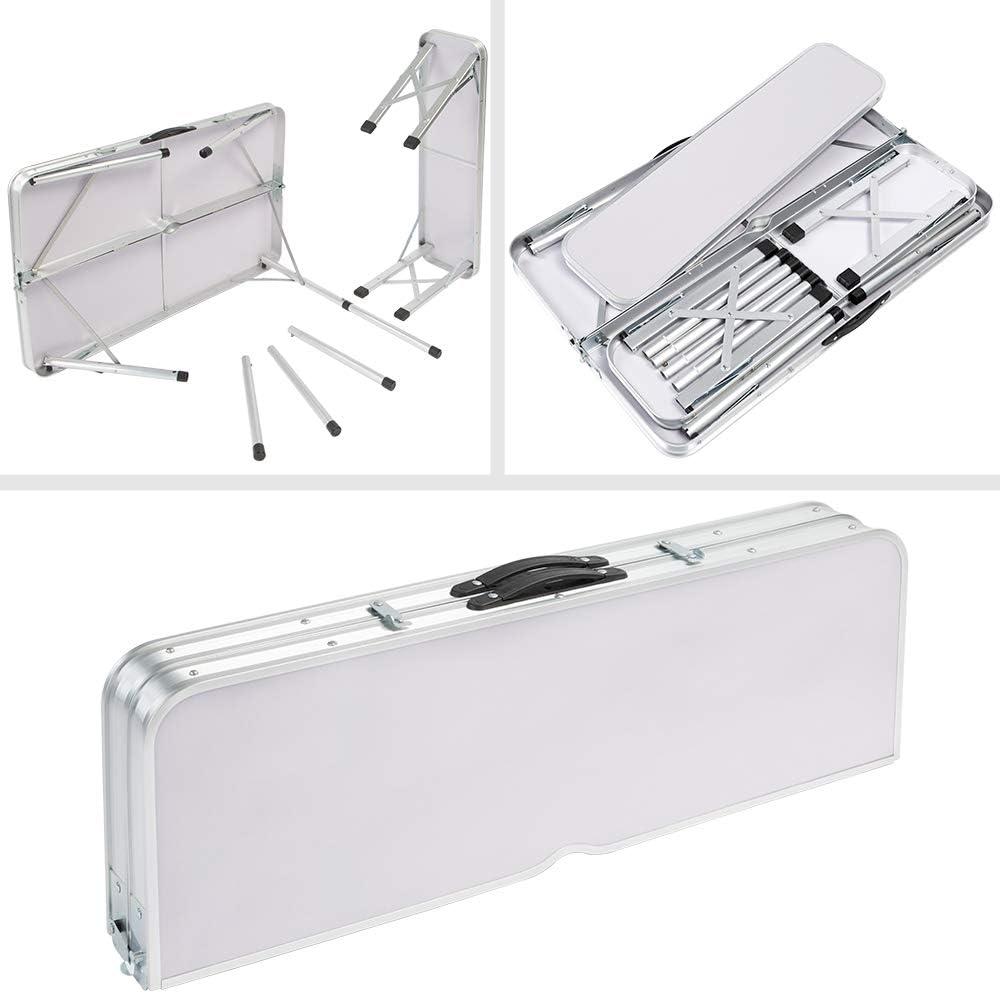 image:imageTable de Camping XXL 2 bancs Fonction Valise Ensemble Table bancs Camping ChoixBlanc