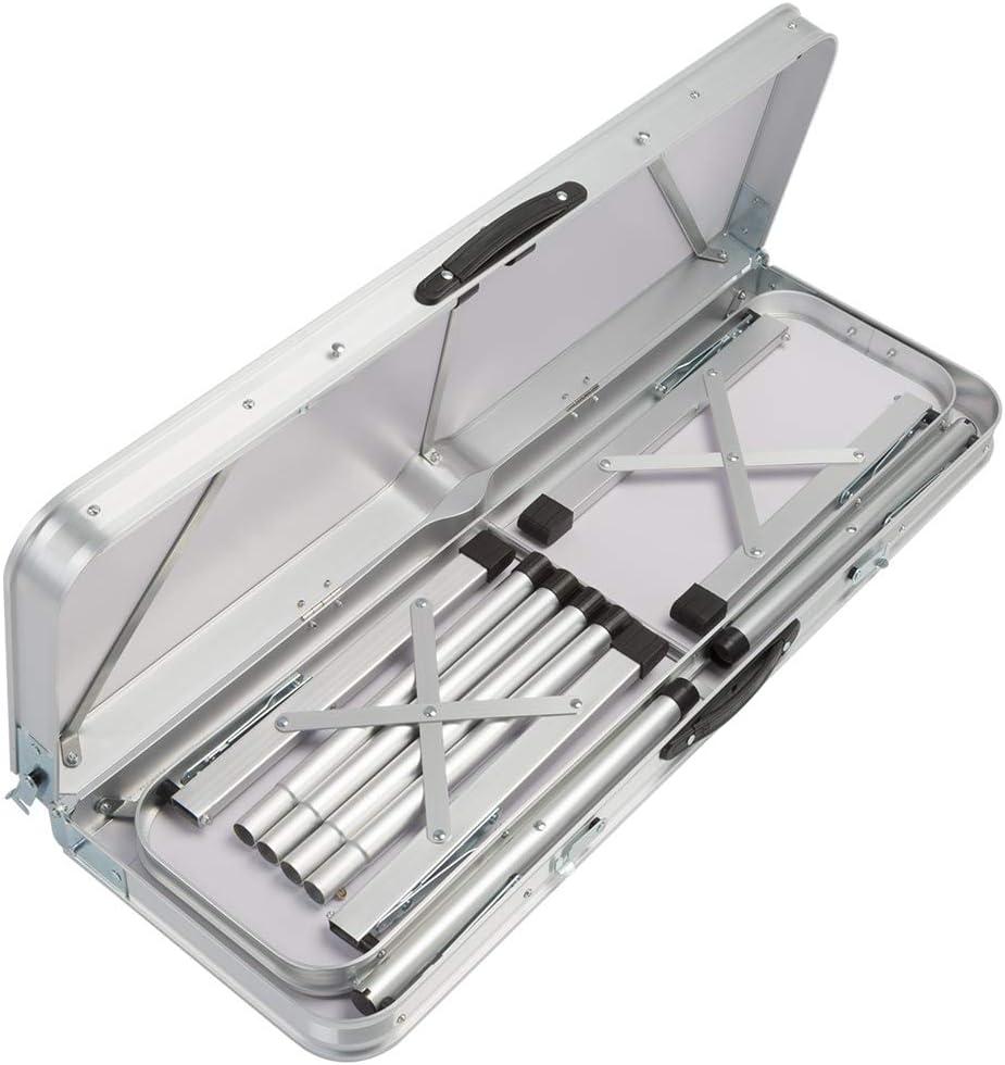image:imageTable de Camping XXL 2 bancs Fonction Valise Ensemble Table bancs Camping ChoixBlanc